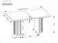 Stół rozkładany BOLERO 160(250)x90 czarny prostokątny I sklep meblowy MIRAT. styl LOFT