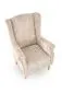 Fotel uszak HERMES beżowy do salonu I sklep meblowy MIRAT.