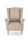 Fotel uszak HERMES beżowy do salonu I sklep meblowy MIRAT.