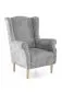 Fotel uszak HERMES szary tapicerowany I sklep meblowy MIRAT.
