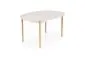 Kuchenny stół rozkładany PIVOT 102(142)x102 kaszmirowy/dąb naturalny I sklep meblowy MIRAT. styl SKANDYNAWSKI