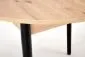Stół rozkładany PIVOT 102(142)x102 dąb artisan/czarny okrągły I sklep meblowy MIRAT. styl SKANDYNAWSKI
