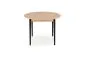 Stół rozkładany PIVOT 102(142)x102 dąb artisan/czarny okrągły I sklep meblowy MIRAT. styl SKANDYNAWSKI