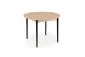 Stół rozkładany PIVOT 102(142)x102 dąb artisan/czarny okrągły I sklep meblowy MIRAT. styl SKANDYNAWSKI