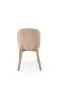 Solidne krzesło tapicerowane BASSO beżowe/jasny orzech I sklep meblowy MIRAT. styl SKANDYNAWSKI