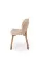 Solidne krzesło tapicerowane BASSO beżowe/jasny orzech I sklep meblowy MIRAT. styl SKANDYNAWSKI
