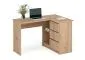 Biurko narożne BEGA dąb artisan młodzieżowe I sklep meblowy MIRAT.