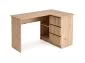 Biurko narożne BEGA dąb artisan młodzieżowe I sklep meblowy MIRAT.