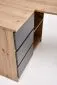 Biurko narożne BEGA dąb artisan/grafitowe do biura I sklep meblowy MIRAT.