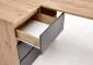 Biurko narożne BEGA dąb artisan/grafitowe do biura I sklep meblowy MIRAT.