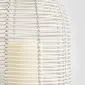 Lampion MODERN HAMPTONS ogrodowy ze świecą LED biały 19x21,5 cm | MIRAT