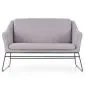 Szara sofa SOFT 2 XL do salonu | MIRAT. w stylu LOFT kolekcja SOFT