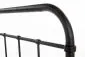 Łóżko LINDA 90x200 czarne metalowe jednoosobowe | MIRAT. styl LOFT