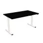 Biurko eCOMO 140x70cm czarne z regulacją biurowe I sklep meblowy MIRAT.