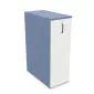 Szafka na dokumenty EASY SPACE 40cm prawa/lewa niebieska/biała wysuwana I sklep meblowy MIRAT.