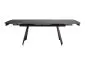 Stół ceramiczny Bacardi 160-240 cm czarny mat do salonu | MIRAT styl LOFT