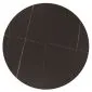Stół okrągły ESPERO 80x80 czarny marmur/czarny na jednej nodze I sklep meblowy MIRAT. styl LOFT