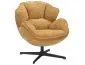Fotel do salonu BETTY Curry z obracanym siedziskiem| MIRAT