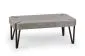 Ława EMILY beton na nogach ze stali malowanej proszkowo | MIRAT. styl LOFT