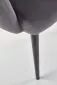 Krzesło K410 szare tapicerowane w stylu glamour | MIRAT. w stylu GLAMOUR kolekcja