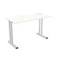 Biurko EASY SPACE C-LEG RC 120x60cm białe proste I sklep meblowy MIRAT.