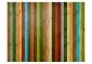 Fototapeta - Wooden rainbow-2