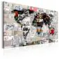 Obraz - Mapa  Inspiracja Banksy'm-1