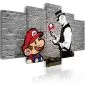 Obraz - Super Mario Mushroom Cop (Banksy)-1