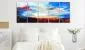 Obraz - Kolorowe niebo (5-częściowy) wąski-2
