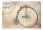 Fototapeta - Vintage bicycles - sepia-2
