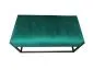 Ławka LILU MG VELVET morska tapicerowana aksamitem | MIRAT. w stylu LOFT kolekcja