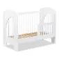Łóżeczko dziecięce MAJA 2 120x60 białe drewniane I sklep meblowy MIRAT. styl SKANDYNAWSKI
