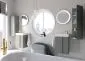 Umywalka meblowa UNIQ 50 cm Solid Surface biała mat z otworem na baterię| MIRAT
