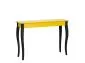 Konsola LILLO żółta/czarna na bukowych nogach | MIRAT. w stylu SKANDYNAWSKI kolekcja