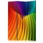 Parawan akustyczny 3D 135x172 cm 3-częściowy wielokolorowy | MIRAT.