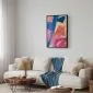 Plakat Kolorowa Ekspresja 40x60 cm z ramą czarną bez marginesu | MIRAT.