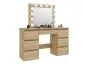 Toaletka ALEKSANDRA 5 dąb sonoma z szufladami | MIRAT. w stylu  kolekcja