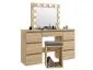 Toaletka ALEKSANDRA 5 dąb sonoma z szufladami | MIRAT. w stylu  kolekcja