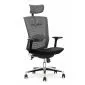 Fotel biurowy AMBASADOR czarny/popielaty | MIRAT.