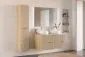 Szafka pod umywalkę NORDIC CREMONA 2S 60cm dąb cremona wisząca I sklep meblowy MIRAT. styl RYFLOWANY, SKANDYNAWSKI kolekcja CD-NORDIC