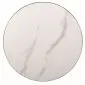 Ława VIRGO 50x50 biały marmur/czarny mat z ceramicznym blatem I sklep meblowy MIRAT. styl GLAMOUR, LOFT