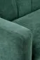 Sofa rozkładana ARMANDO VELVET ciemnozielona trzyosobowa do salonu | MIRAT.