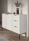 Komoda AUSTIN 150 biała/czarna I sklep meblowy MIRAT. styl GLAMOUR kolekcja AUSTIN