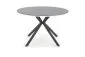 Czarny stół AVELAR 120x120 okrągły | MIRAT. w stylu  kolekcja