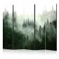 Parawan jednostronny Pejzaże 225x172 cm 5-częściowy zielony | MIRAT.