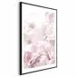 Plakat Puszyste peonie 21x30 cm z ramą czarną z marginesem | MIRAT.