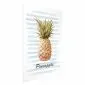 Plakat Ananas i paski 21x30cm bez ramy bez marginesu | MIRAT.  kolekcja b-B-0348-ao-a
