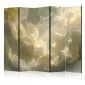 Parawan dwustronny Pejzaże 225x172 cm 5-częściowy żółty | MIRAT.