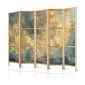 Parawan japoński Tła i desenie 225x172 cm 5-częściowy szary | MIRAT.