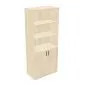 Regał biurowy EASY SPACE CABINET HO 5-OH 80cm akacjowy zamykany I sklep meblowy MIRAT.